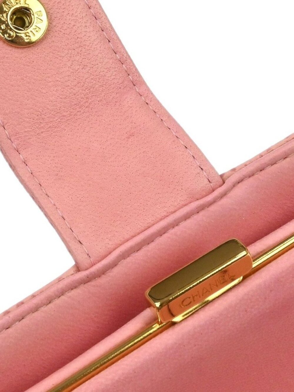 Chanel Pink Calfskin Bifold Wallet 177930 - Picture 10 of 15